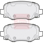 Apec Rear Brake Pad Set PAD2004