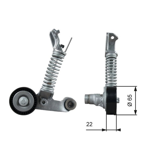 Gates Auxiliary Belt Tensioner T39373