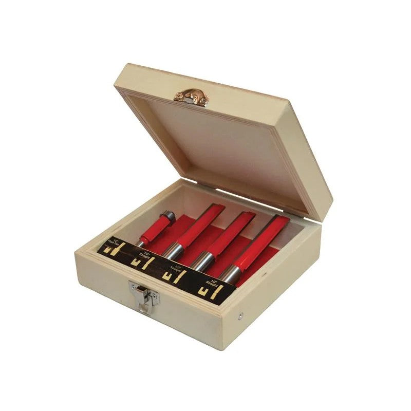 Faithfull Router Bit Set for Worktop Jig, 4 Piece - FAIRBSKWJ