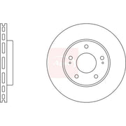 Apec 2 x Vented Front Brake Discs DSK2342