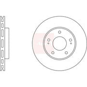 Apec 2 x Vented Front Brake Discs DSK2342
