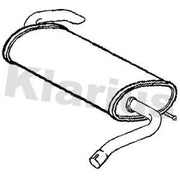 Klarius Box With Tail Pipe Rear FE1148C
