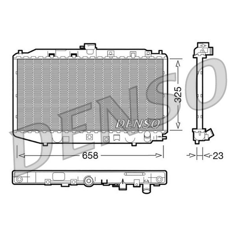 Denso Engine Radiator DRM40002