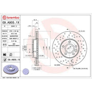 Brembo Xtra 2 x / Front Brake Discs 09.A905.1X