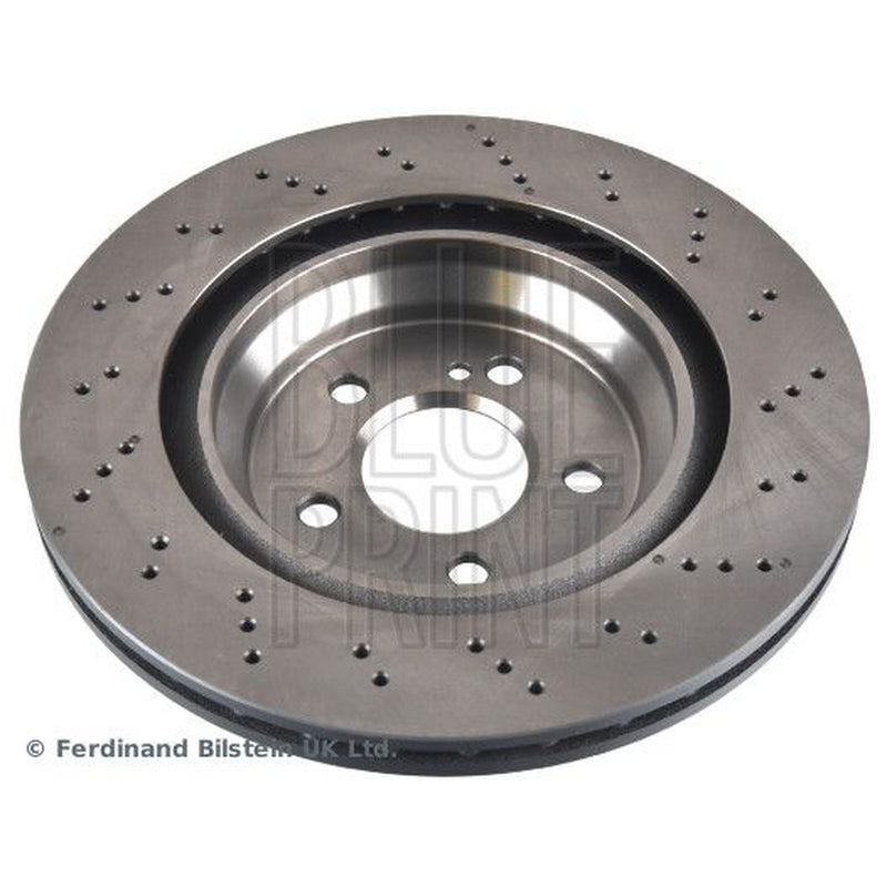 Blue Print 2 x Perforated/Vented Rear Brake Discs ADBP430080