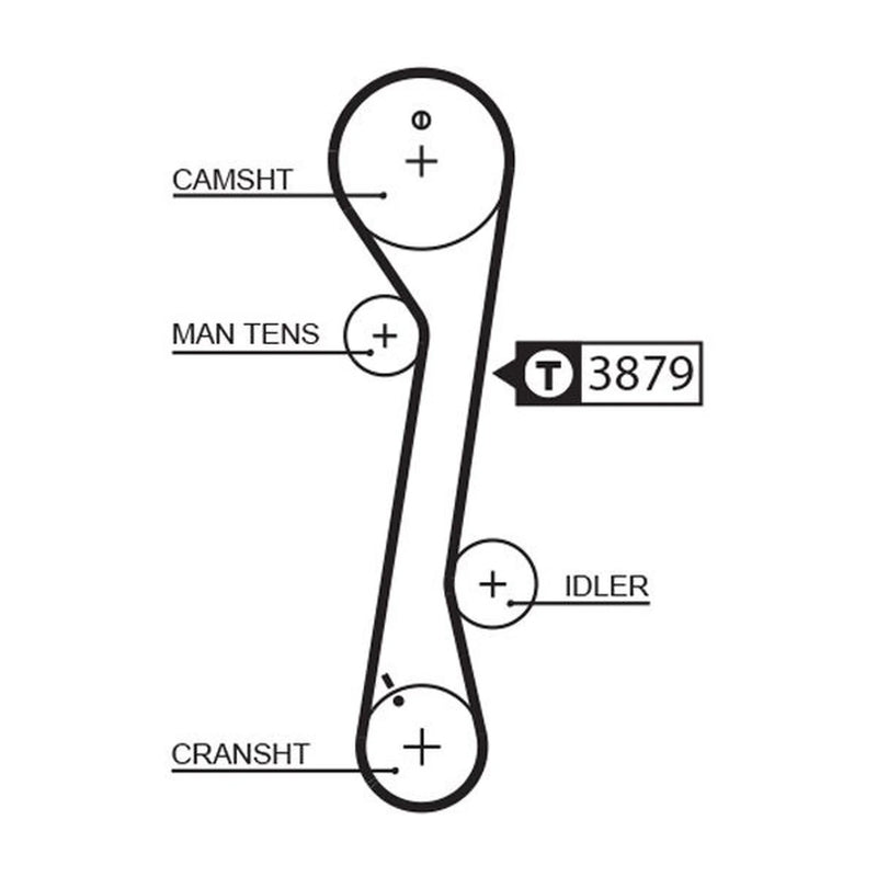 Gates Timing Belt Cambelt 113 Teeth 1457RM