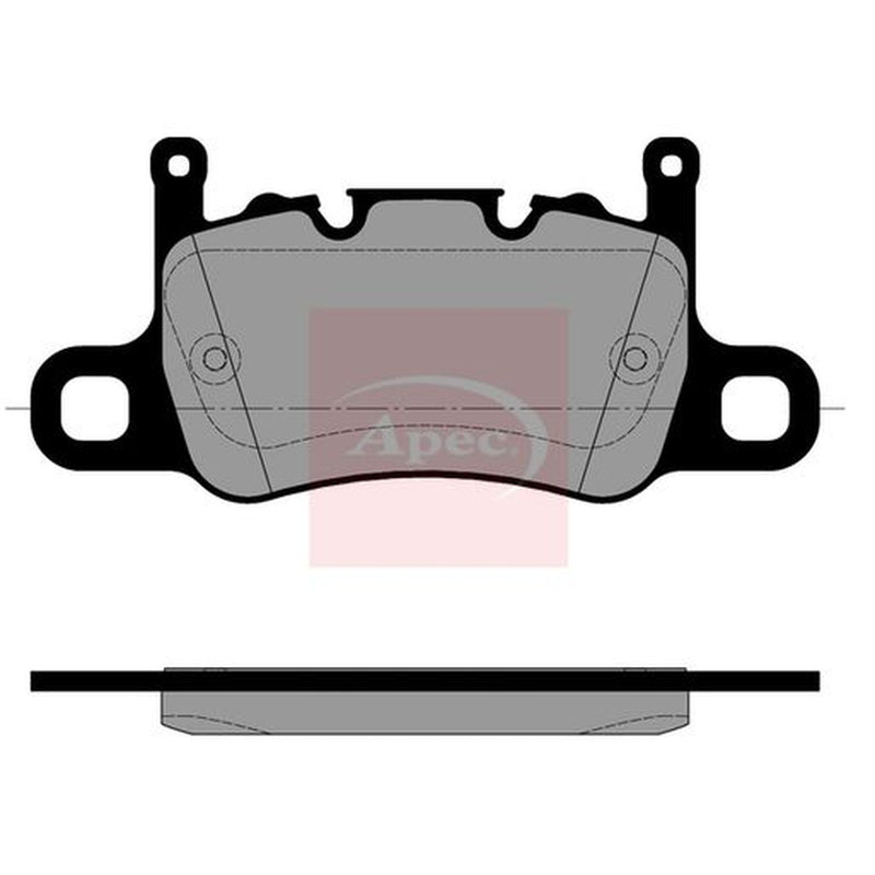 Apec Rear Brake Pad Set PAD2493