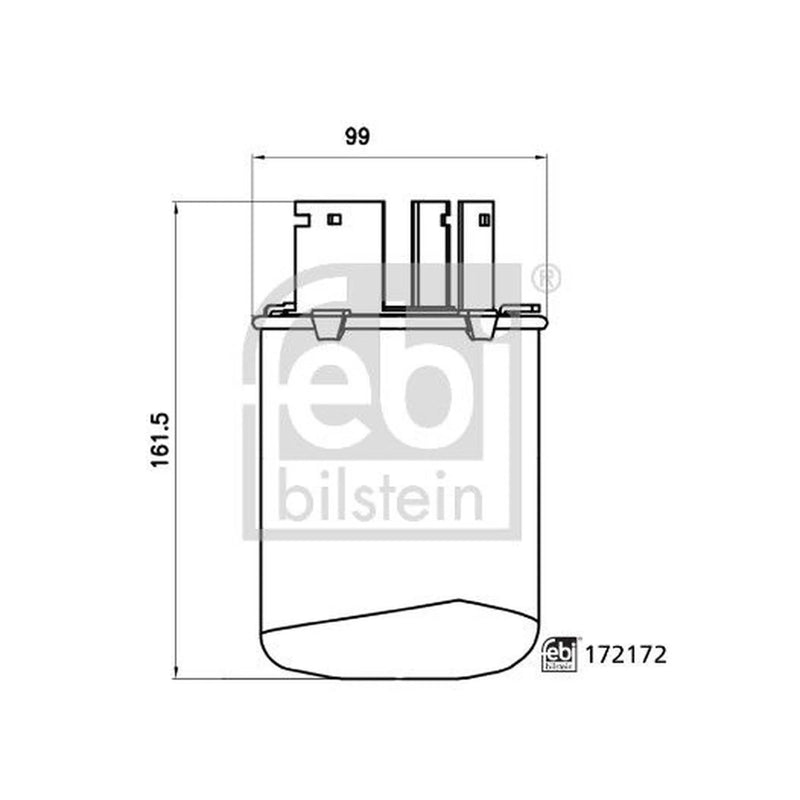 Febi Fuel Filter Element 172172