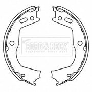 Borg & Beck Parking Brake Shoe Set BBS6513