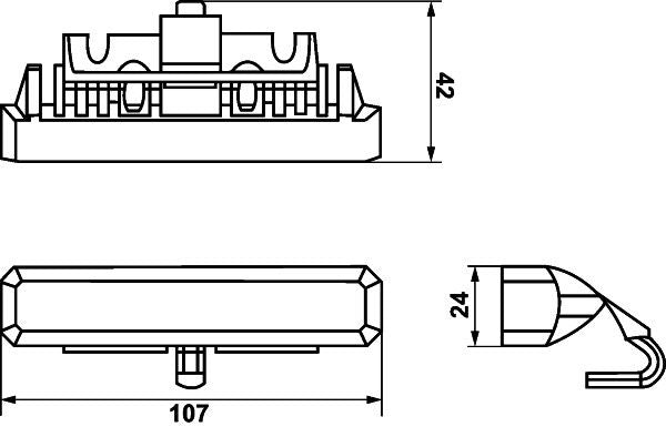 Hella 2XD 014 560-401 Strobe-type Beacon