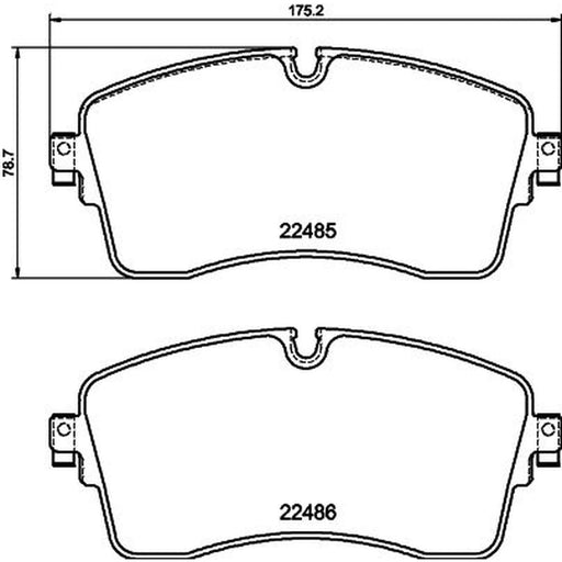 Mintex Front Brake Pad Set MDB4141