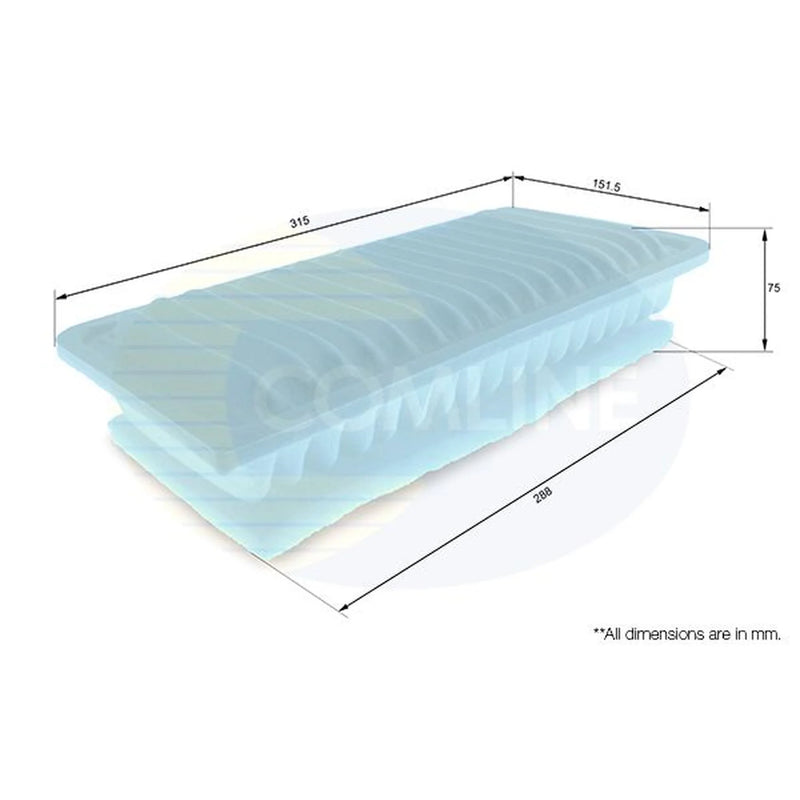 Comline Engine Air Filter CTY12072