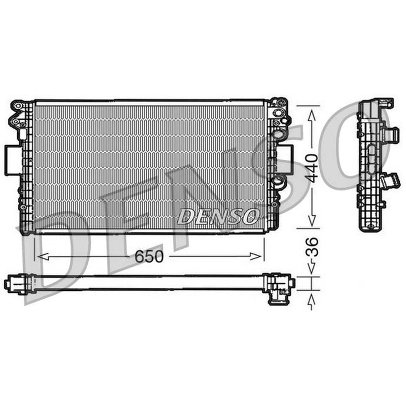 Denso Engine Radiator DRM12004