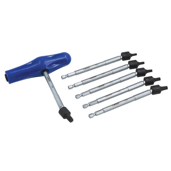 Laser Tools Universal Joint Star Bit Set 6pc - PL