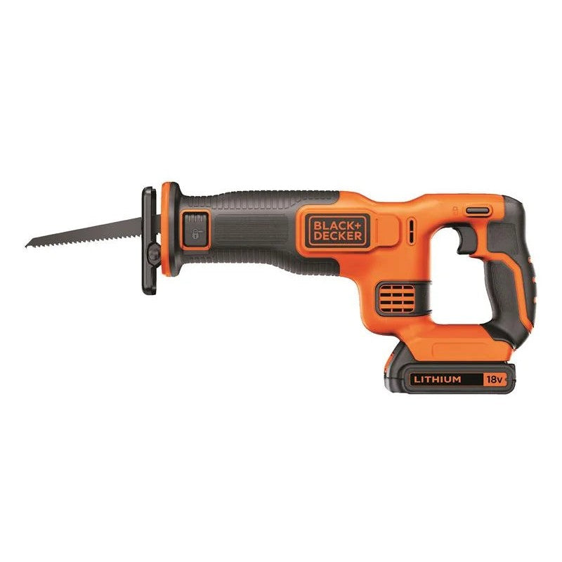 Black + Decker BDCR18C1 Reciprocating Saw 18V 1 x 1.5Ah Li-ion - BDCR18C1-GB