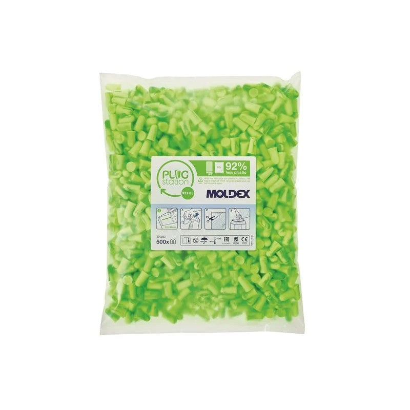 Moldex Pura-Fit® PlugStation 500 Refill SNR 35 dB (500 Pairs) - 776001