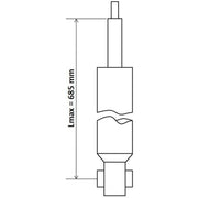 KYB Shock Absorber Damper Strut Rear 3430079
