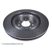 Blue Print 2 x Internally Vented Front Brake Discs ADJ134355