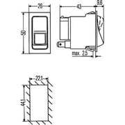 Hella Electrical Switch 6GM 004 570-271