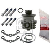 Febi Drive Shaft Bellow Kit transmission sided Rubber 02591