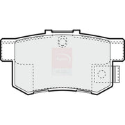 Apec Rear Brake Pad Set PD3433