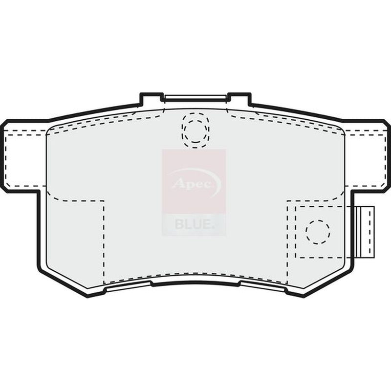 Apec Rear Brake Pad Set PD3433