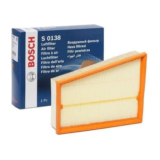 Genuine Bosch Car Air Filter S0138 Fits Renault  Scenic Dci - 1.5 - 09- F0264001 Bosch  - Town Parts