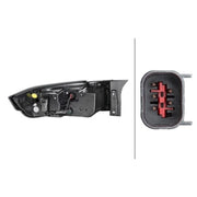 Hella Tail Light / Lamp W16W Right 2SK 012 379-501