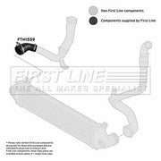 First Line Intercooler Turbo Charge Air Hose FTH1559