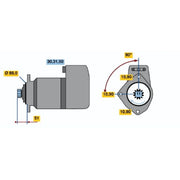 Bosch Starter Motor 24V 5.4kW 11 Teeth 0 986 011 480