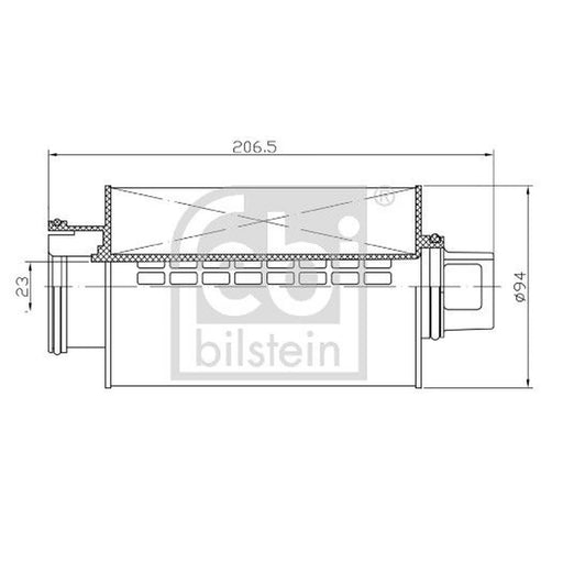 Febi Crankcase Ventilation Filter 172620