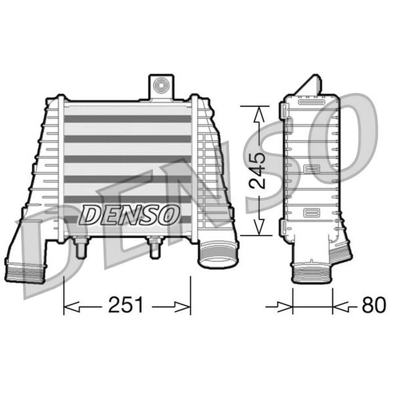 Denso Intercooler (Charge Air Cooler) DIT02009
