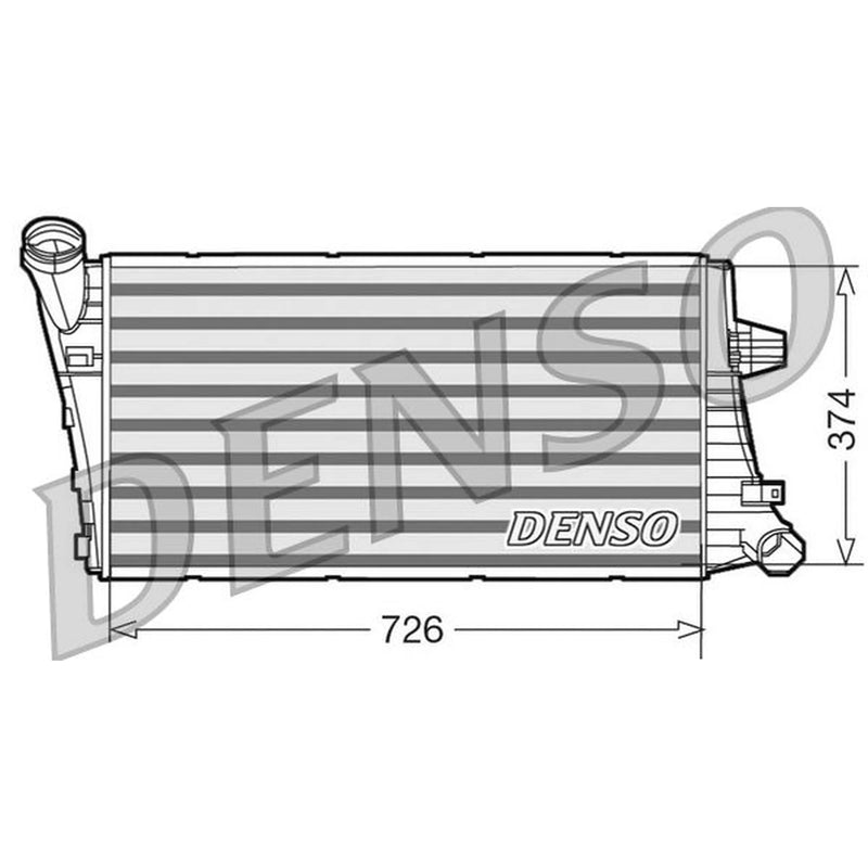 Denso Intercooler (Charge Air Cooler) DIT99020