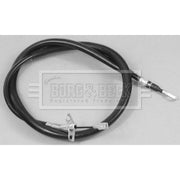 Borg & Beck Handbrake Cable Left Rear BKB2740