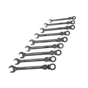 Faithfull Ratchet Combination Spanner Flex Head Set, 9 Piece - FAISPARAT9S