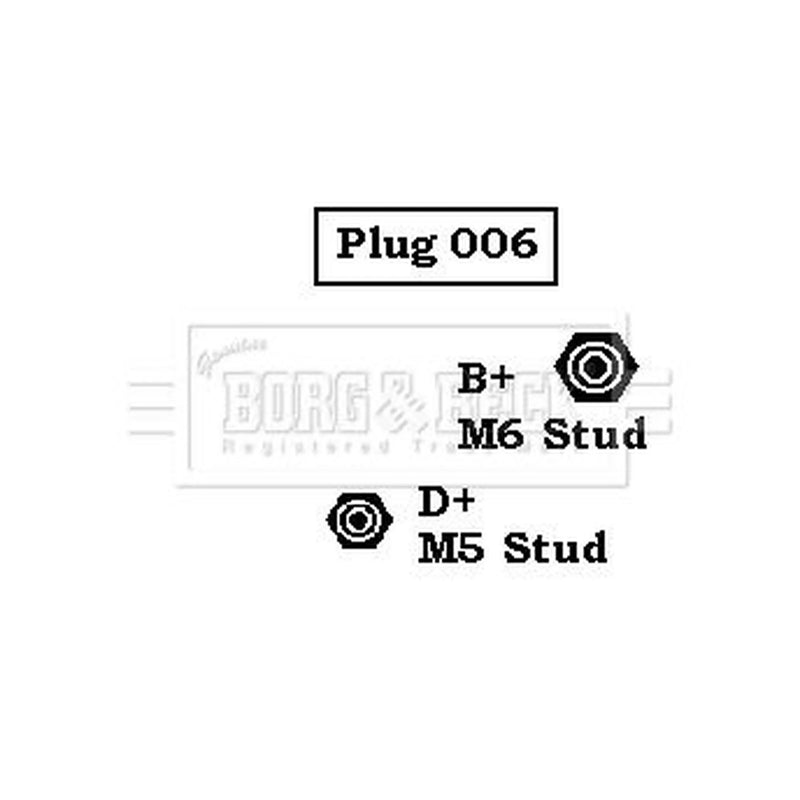 Borg & Beck Car Alternator 12V BBA2089