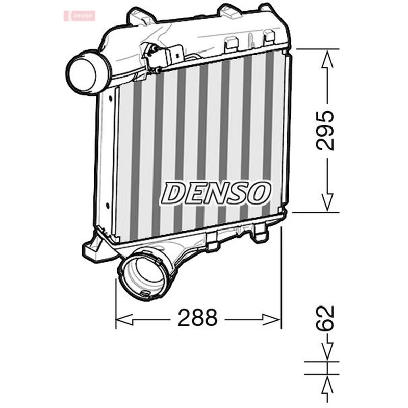 Denso Intercooler (Charge Air Cooler) DIT28020