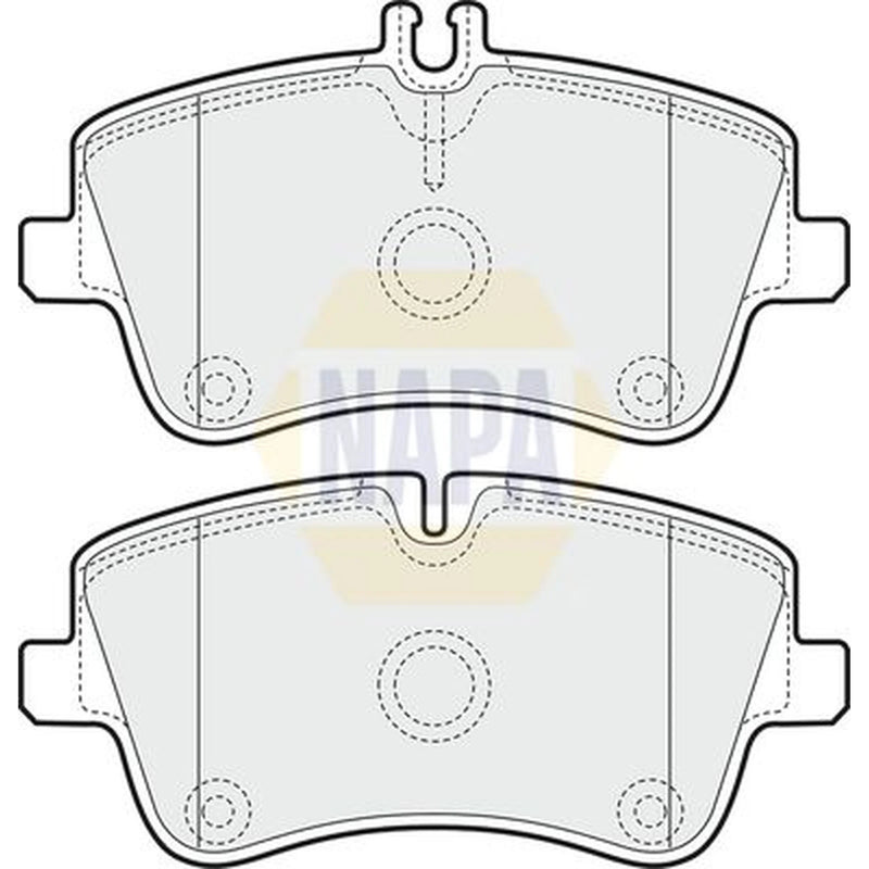 NAPA Front Brake Pad Set NBP1249