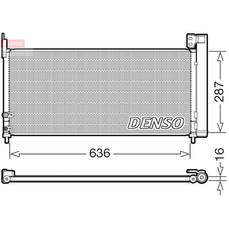 Denso Air Conditioning Condenser DCN50122