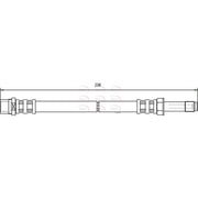 Apec Brake Hydraulic Hose Line Rear HOS3602