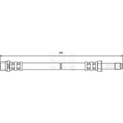 Apec Brake Hydraulic Hose Line Rear HOS3602