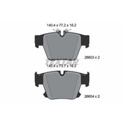 Textar Rear Brake Pad Set 2660301