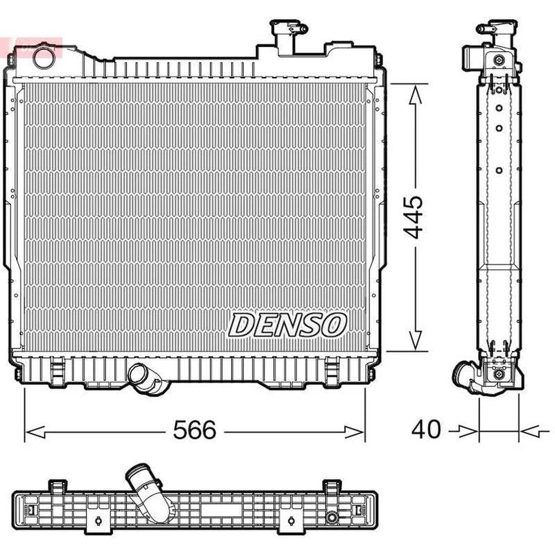 Denso Engine Radiator DRM23119