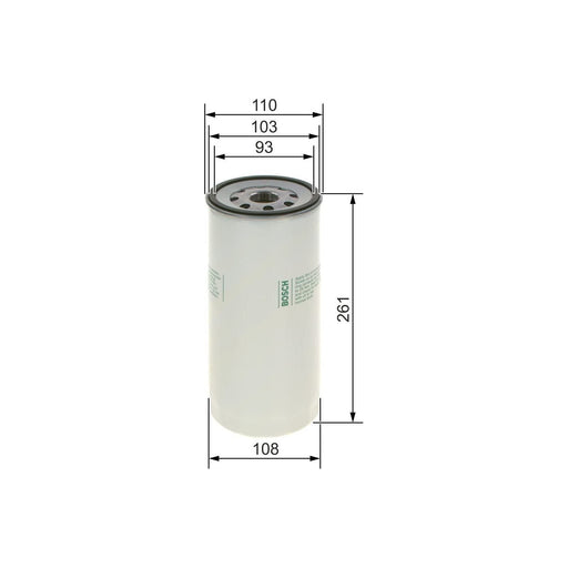 Bosch Cv Oil Filter P3077 (Hgv) Fits Volvo Fh 12 380 - 12.1 4X2 - 93-05 04514030 Bosch  - Town Parts