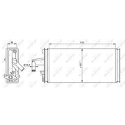NRF Heater Matrix Core Heat Exchanger 54259
