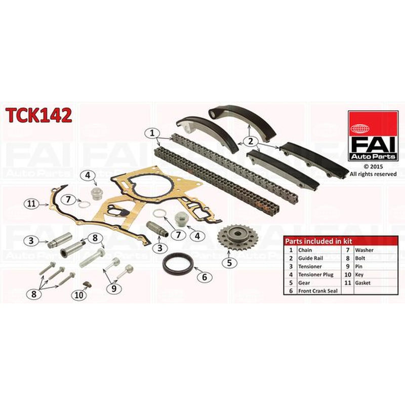 FAI 23 x Timing Chain Kit Set 80 Links TCK142