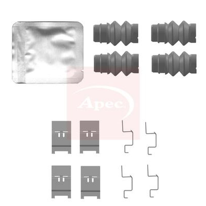 Apec Brake Pad Accessory Fitting Kit Front KIT1528