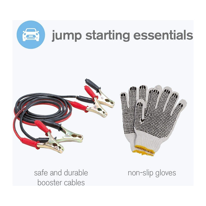 Ring RCT2 9 Piece Emergency Car Kit, with Universal Spare Bulb Kit, Booster Cabl Ring  - Town Parts