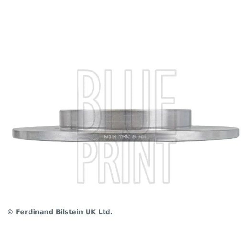 Blue Print 2 x Solid Rear Brake Discs ADG043231