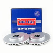 Borg & Beck 2 x Vented Front Brake Discs BBD4486